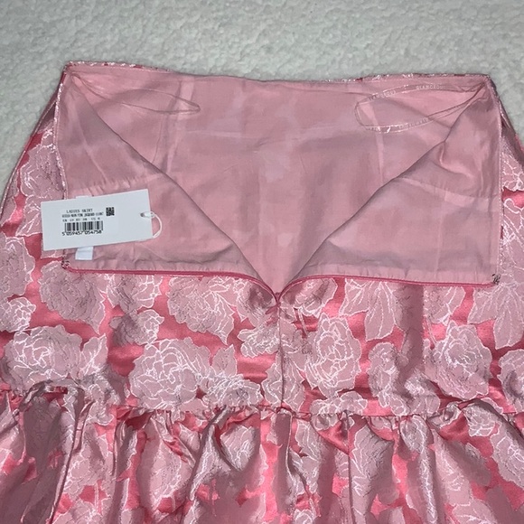 NWT Glamorous Collection Pink Floral Skirt (Size 6) - Picture 5 of 15